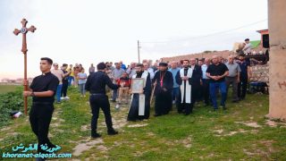 للسنة الثانية على التوالي، ابرشية القوش تحتفل بتذكار مار عوديشو في قرية النصيرية بناحية القوش