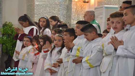 قداس احتفالي بعيد القيامة في كنيسة مار كوركيس بالقوش