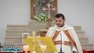 كنيسة مار قرداغ تحتفل بغسل ارجل التلاميذ وقداس خميس الفصح