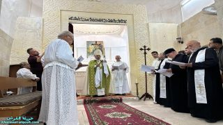 بمناسبة تذكار الربان هرمزد، تكريس مذبح كنيسة الدير والاحتفال بالقداس الالهي في القوش