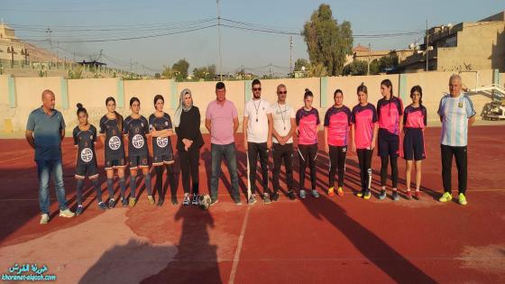 بطولة اندية نينوى بتنس كرة القدم النسوي في نادي القوش الرياضي