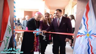 بمشاركة 14 مدرسة، افتتاح المعرض السنوي الاول للخط والزخرفة السريانية في القوش