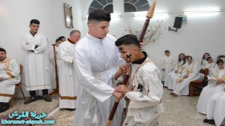 راعي ابرشية القوش يحتفل بالقداس الالهي الكبير بمناسبة عيد القيامة في القوش