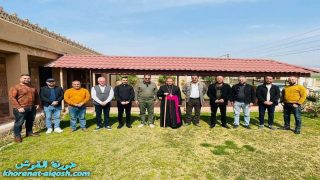 زيارة راعي الابرشية لمزار مار عوديشو في قرية نصيرية