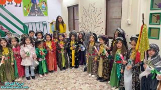 فيديو …روضة بيت الملائكة للطفولة تحتفل بعيد السعانين في القوش 2024