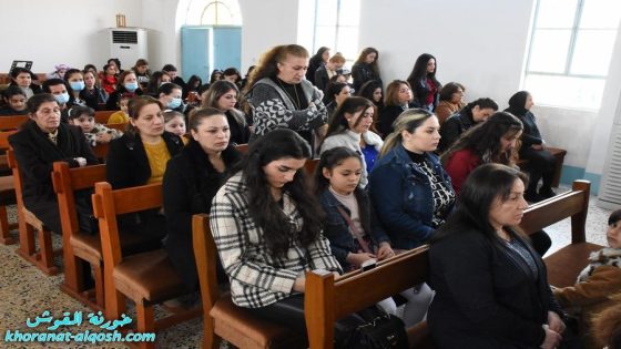 بدء مراسيم درب الصليب للجمعة الاولى في كنائس القوش