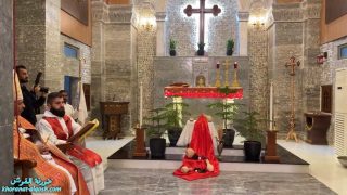 قداس خميس الفصح وغسل ارجل التلاميذ في كنيسة مار كوركيس – القوش 2024