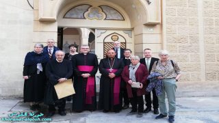 وفد كنائس برلين يزور مطرانية وبلدة القوش