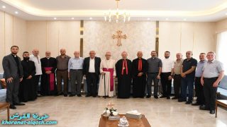 وفد من الحزب الشيوعي العراقي يزور سيادة المطران فيليكس سعيد الشابي