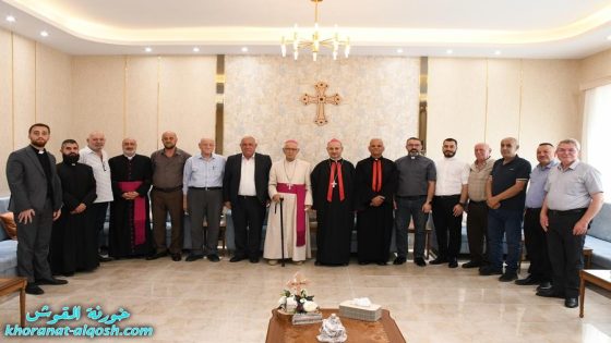 وفد من الحزب الشيوعي العراقي يزور سيادة المطران فيليكس سعيد الشابي