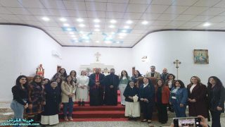 كنيسة القوش تقيم قداس بمناسبة عيد المعلم 2024
