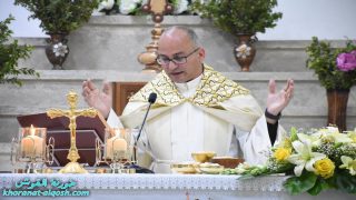 بالصور … القداس الالهي الكبير بمناسبة عيد القيامة في كنيسة مار قرداغ ببلدة القوش