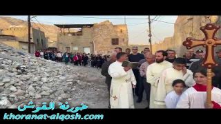 زياح بمناسبة عيد مار يوسف البتول في القوش 2025