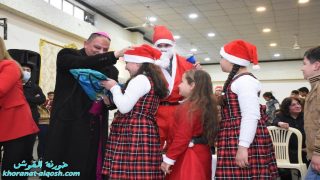 احتفالية بمناسبة الاعياد تجمع اطفال ابرشية القوش الكلدانية