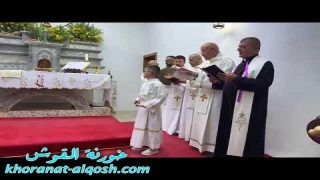 قداس عيد القيامة من كنيسة مار قرداغ – القوش 2025