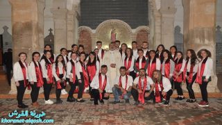 قداس احتفالي برتبة غسل ارجل التلاميذ في كنيسة مار كوركيس بالقوش