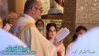 بالصوت، مدراش البركات قبل القداس في اليوم الثالث لصوم الباعوثة في كنيسة مار كوركيس – القوش
