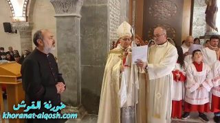 فيديو… الرسامة الخوراسقفية للأب غزوان شهارا في كنيسة مار كوركيس – القوش