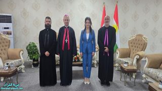 المطران فيليكس الشابي يزور مدير ناحية القوش