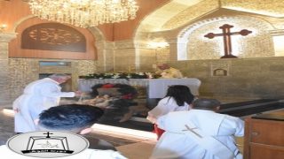 عشية ليلة الميلاد، قداس الهي كبير في كنيسة ماركوركيس في القوش