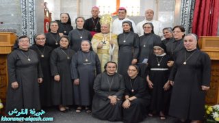 مراسيم المجاهرة بالنذور الرهباني الاول لراهبات قلب يسوع الاقدس في القوش