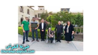 الناجية كاميل هداد تزور البطريركية