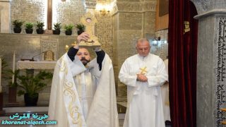 كنيسة القوش تحتفل بالقداس الالهي وعيد مار كوركيس الشهيد