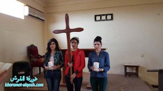 لقاء الاعدادية الابرشي يحيي مراسيم درب الصليب في بلدة تللسقف