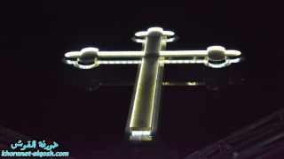 بالصور … افتتاح بوابة القوش الجديدة وانارة صليبها المقدس