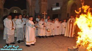 كنيسة مار كوركيس في القوش تحتفل بأعياد الميلاد المجيدة في قداس الهي كبير