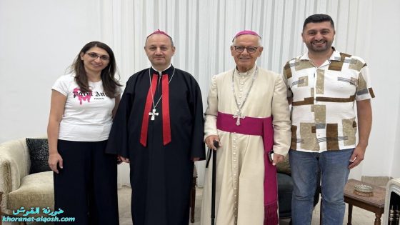 المطران فيليكس سعيد الشابي يستقبل وفدًا من جمعية الأب رغيد كني قادمًا من السويد