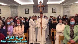 القداس الإلهي الكبير بمناسبة عيد القيامة المجيدة في كنيسة ماركوركيس – القوش