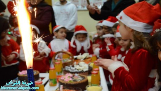 بالصور … احتفالية بمناسبة اعياد الميلاد ورأس السنة لأطفال روضة بيت الملائكة للطفولة في القوش
