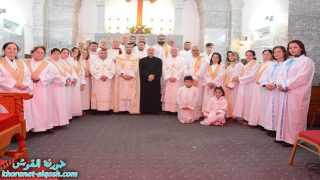 كنيسة مار كوركيس تحتفل بالقداس الاحتفالي لعيد الدنح في القوش