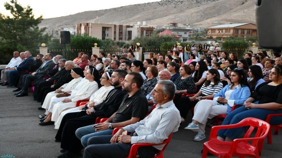 أمسية ترانيم روحية في دير السيدة – القوش