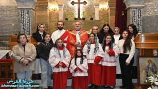 كنيسة القوش تحتفل بعيد العذراء المحبول بهل بلا دنس