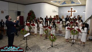 أنغام الرجاء تشرق في القوش أمسية تراتيل ميلادية لجوق الطفل يسوع