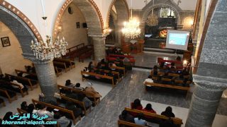 كنيسة مار كوركيس في القوش تنظّم رياضة روحية ضمن الاستعداد لزمن الميلاد