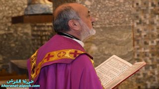 اليوم الثاني من صوم الباعوثة كنيسة القوش تحيي القداس الإلهي في كنيسة مار كوركيس