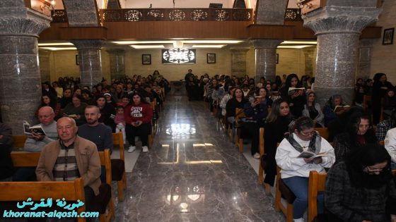 خشوع وصلاة في كنيسة مار كوركيس خلال الجمعة الأولى من الصوم