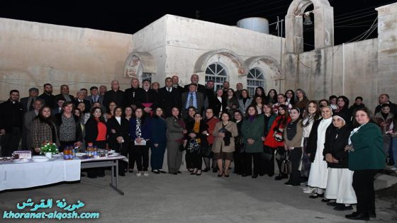 كنيسة القوش تحتفي بالكوادر التعليمية خلال قداس إلهي بمناسبة عيد المعلم