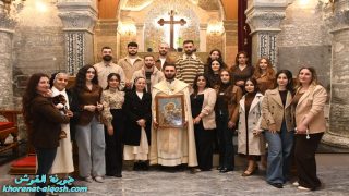 أجواء إيمانية في القوش احتفالًا بعيد مار يوسف البتول