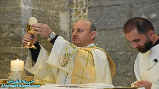 كنيسة مار كوركيس تحيي قداس ليلة الميلاد بأجواء من الفرح والروحانية