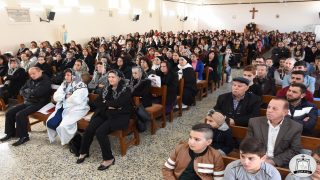 قداس اليوم الاول لصوم الباعوثا في كنائس بلدة القوش