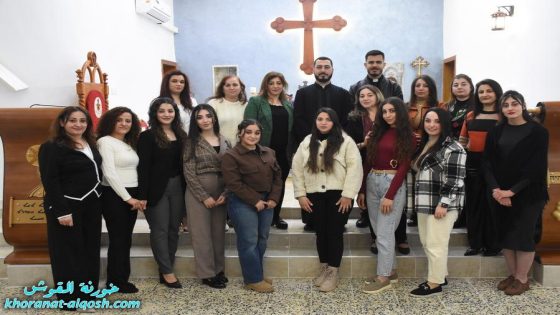 إقامة رتبة درب الصليب للجمعة الثالثة من الصوم الكبير في كنيسة مار قرداغ بالقوش