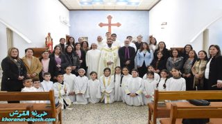 قداس الأحد الرابع من الصوم بمشاركة “لقاء المرأة” في القوش احتفاءً بيوم المرأة العالمي