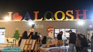 بالصور … افتتاح سوق القوش الخيري