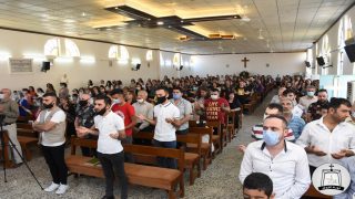 بلدة القوش تحتفل بتذكار مار قرداغ الشهيد