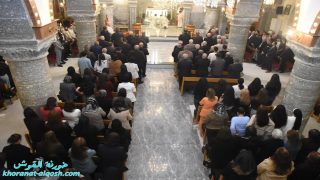 صلوات وفرح القيامة يجمعان أبناء القوش في كنيسة مار كوركيس