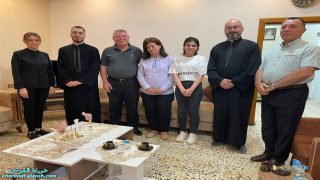 اللجنة الرعوية تـواصل زياراتها لعوائل بلدة القوش